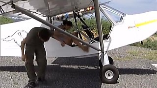 The Pilot Wants to Screw Jennifer in the Ass so They Make It Happen - Private Porn Sex Videos