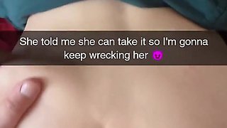 Real Cheating Neighbor Fucks on Snapchat While Husband at Work -richelle Rose