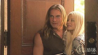 Ball licking scene with sinful Cheyne Collins from 8TeenHub
