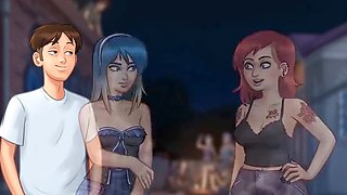 Passionate anime hentai sex with huge tits and romantic vibes