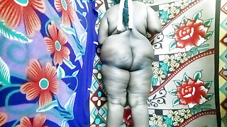 Indian Tamil chubby wife's big ass licking and kissing romantic video