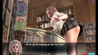 Animated big boobs and a juicy rump in this 3D game