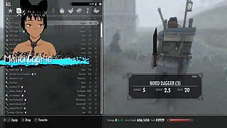Skyrim B and L sex mod Having sex on a farm out in the field