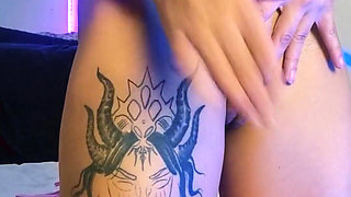 Naughty Skinny Girl Dancing and Wiggling Until She Cums