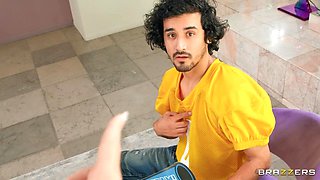 Mom Throws A Football Party! With London River, Lucas Frost - Brazzers