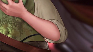 Big Boobs Giant Orc Woman Dirty Outdoor Sex and Pussy Creampie - Cartoon Animated Porn Game - What a Legend! - Part 25