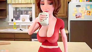 Morning Routine Of My Aunty She Has Big Boobs. Full Ai Video