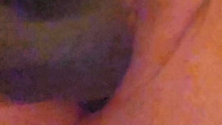 NEW Sub Stretching Practice - Black Dildo Masturbation