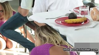 Desirable Blond Big Hooters StepMom Kagney Linn Karter sex