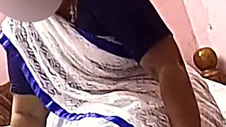 Beautiful Neighbour Wife Sreejaa in Saree Blouse Fucking Good
