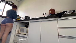 big arse tight shorts