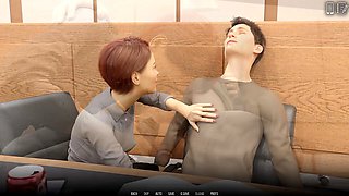 MissKitty2K gives a wild blowjob during a university lecture
