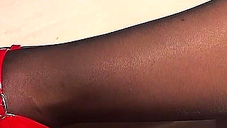 He Covered My Beautiful Legs with His White Sperm