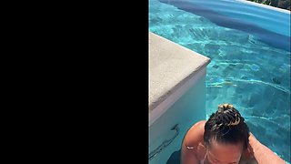 Public BJ at Infinity Pool in Costa Rica