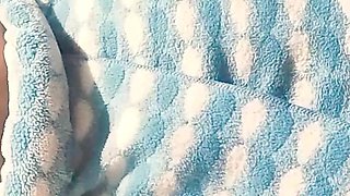 College Girl Pussy Fingering While Showering in Public Bathroom