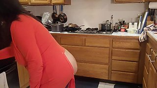 Wearing My Longjohns with an Ass Flap While I Fuss Around the Kitchen