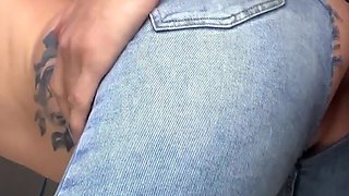 Fucking Through Ripped Jeans