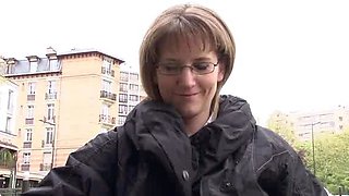 Brunette fingeres and licks female boss in office