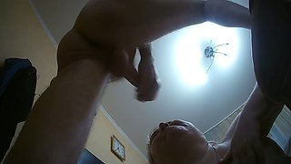 Stepmother-in-law Sucks My Dick And Swallows Cum