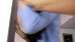 Young brunette teen amateur drilled hard and she enjoys it