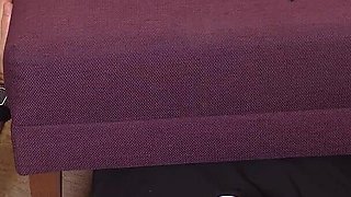 Luxury MILF Gets Her Snatch Licked by a Tied Slave She Booked Online for Her Pleasure