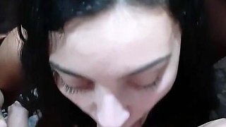 Surprise Under the Table Argentinian Girl Gets Playful