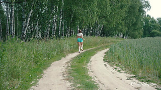 MILF's bootybuilding. My naked exercises outdoors