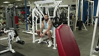 Married man fuck his wifes hot friend at the gym