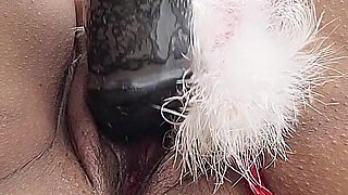 Santa Claus with Fire in Her Pussy