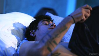 Gorgeous Small-titted Latina Vanessa Sky Goes Nuts With Lucky Fate's Hefty Dick