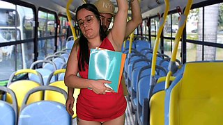 Student Being Groped on the Bus in Public!