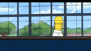 Dirty Orgy of Housewife Mrs. Sinpsom with Old Men at the Casting. Cartoon Parody