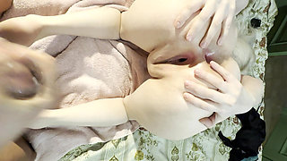 Deep Sweet Throat Swallows and Takes a Cumshot in the Ass