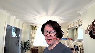 Nerd gets head in hallway