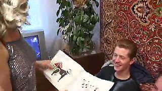 Sexy mature wife has orgy