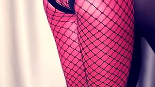 Mistress Likes to Fuck His Ass in Pantyhose