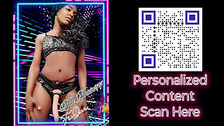 EBONY FEM PEGGING HIS CREAMING ASS WHILE HE SCREAMS