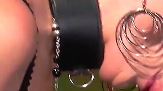 Badass blonde gets dominated and does hot BDSM