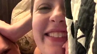 Small titted babe toys her pussy on webcam