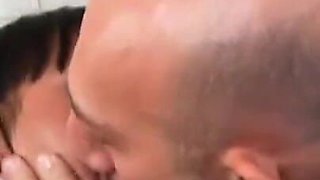 Lost in double penetration orgasm!