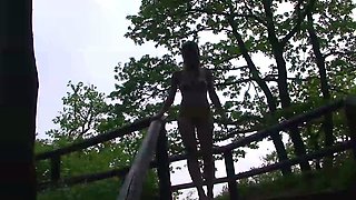 Small tit girl Georgia Jones masturbating in panties