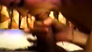 Retro Amateur Blowjob with Cumshot