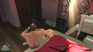 Sugar Daddy Trevor and Sugar Baby Tracey have sex in her room while homealone