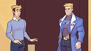 Lingerie-clad hentai anime fun at the academy