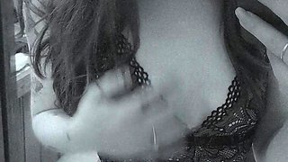 Sexy Babe Squirting in Lingerie