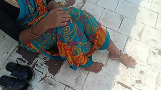 Married Women Enjoying Terrace Romance with Neighbour Men Friend