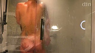 Hotwife Shower Cuckold Porn Clip