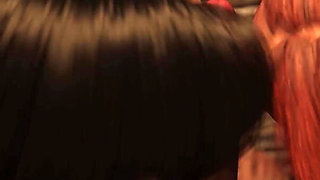 Two Innocent Teens and One Big Cock. Hot Threesome - Taboo University(steam Game) - 3D Animated Hentai Game - Part 20