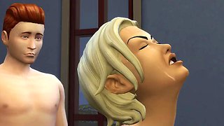 Hopped Up Family pt. 2 - Sims Lesbian Family Fuckfest