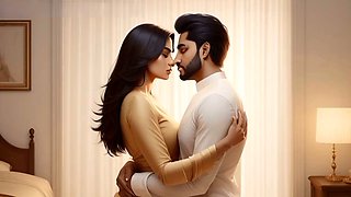 Desi couple's wild romance leads him to unload inside her pussy